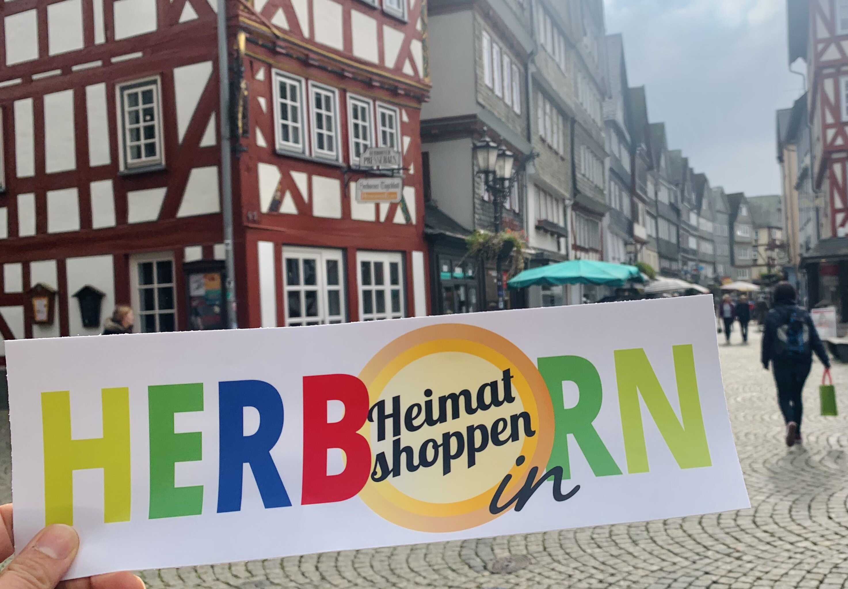 Beispielbild Aktionstage  Heimat-Shoppen in der Innenstadt von Herborn.