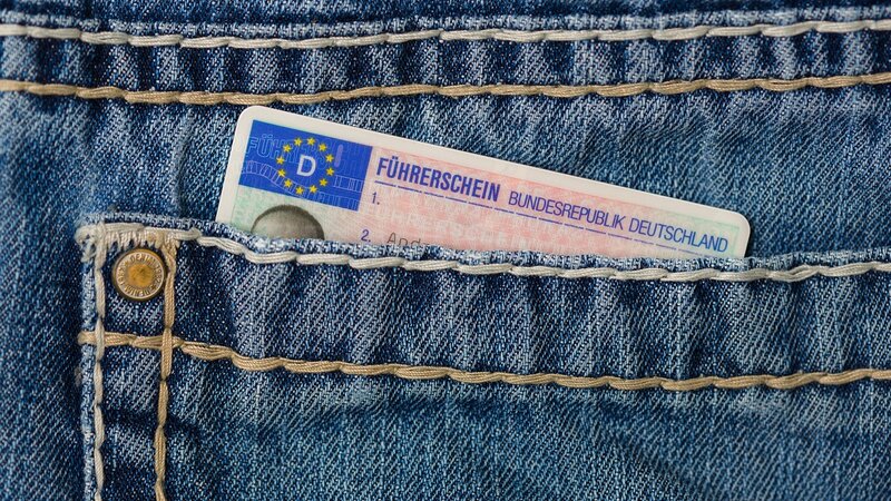 Ausschnitt eines Führerscheins 