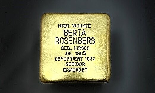 Bild eines Stolpersteins