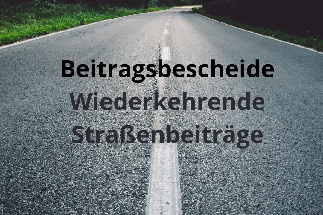 Beispielbild Wiederkehrende Straßenbeiträge