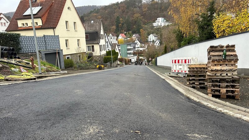 Bild des 2. Bauabschnitts der Friedrich-Ebert-Straße Herborn