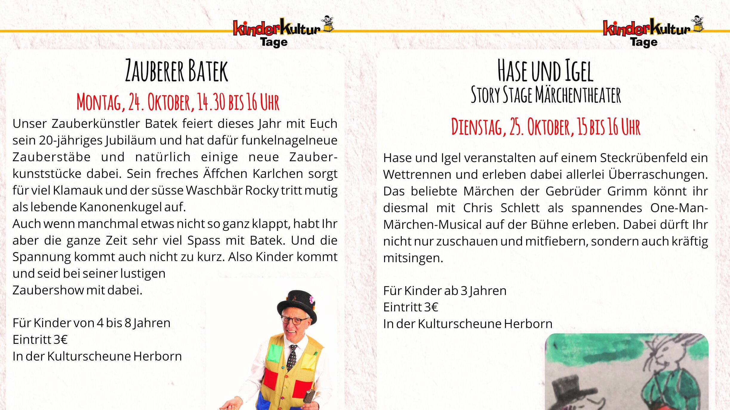 Flyer Kinderkulturtage