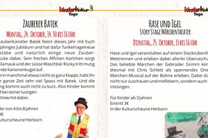 Flyer Kinderkulturtage