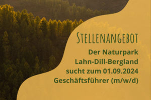 Beispielbild Stellenangebot Naturpark Lahn-Dill-Bergland