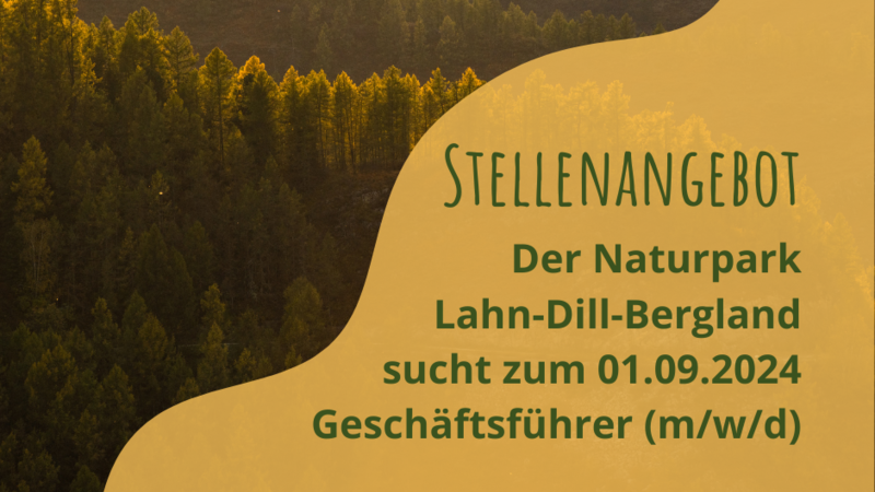 Beispielbild Stellenangebot Naturpark Lahn-Dill-Bergland