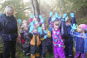 Herbstputztag, Putzen, Herbsttag, Kinder, Kindertagesstätte, Uckersdorf