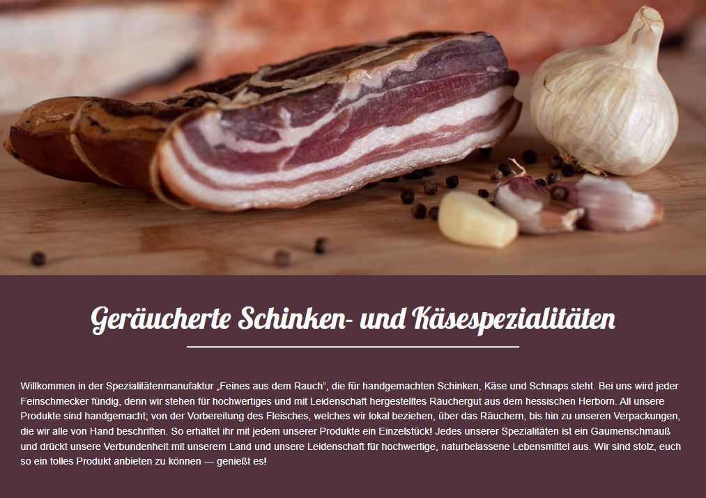 Schinken und Käsespezialitäten