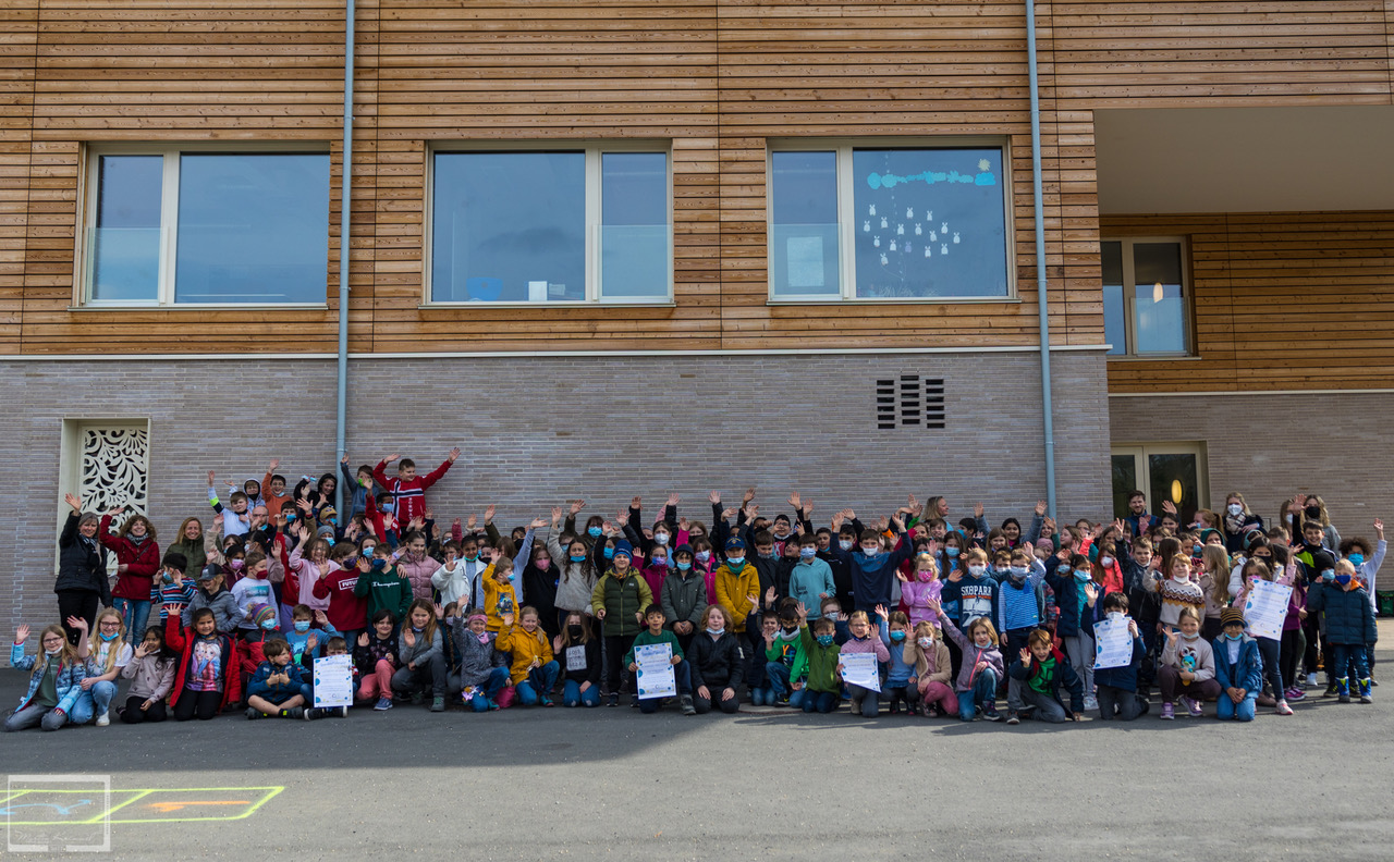 Gruppenbild der Diesterwegschule Herborn