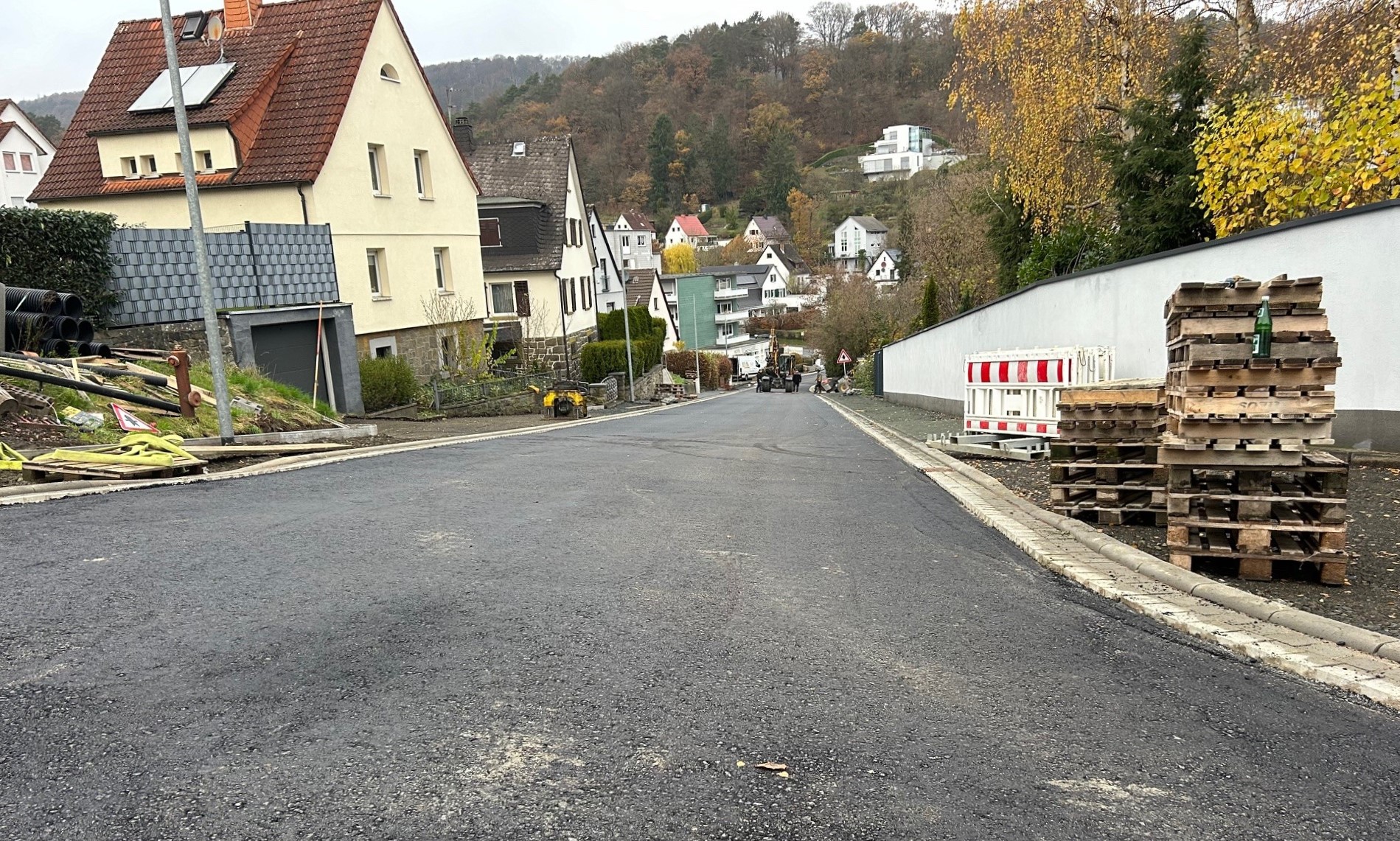 Bild des 2. Bauabschnitts der Friedrich-Ebert-Straße Herborn