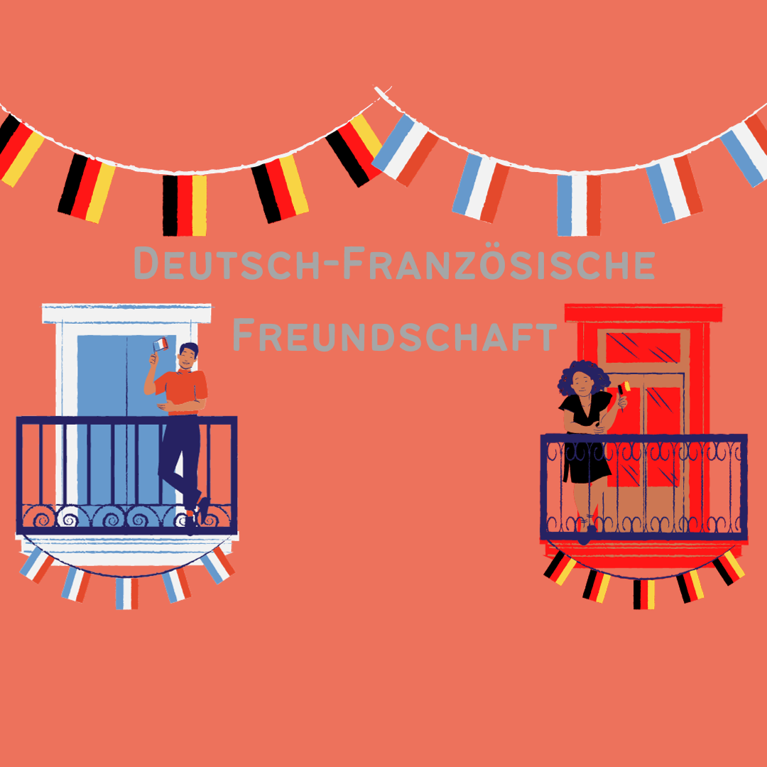 Grafik Deutsch-Französische Freundschaft