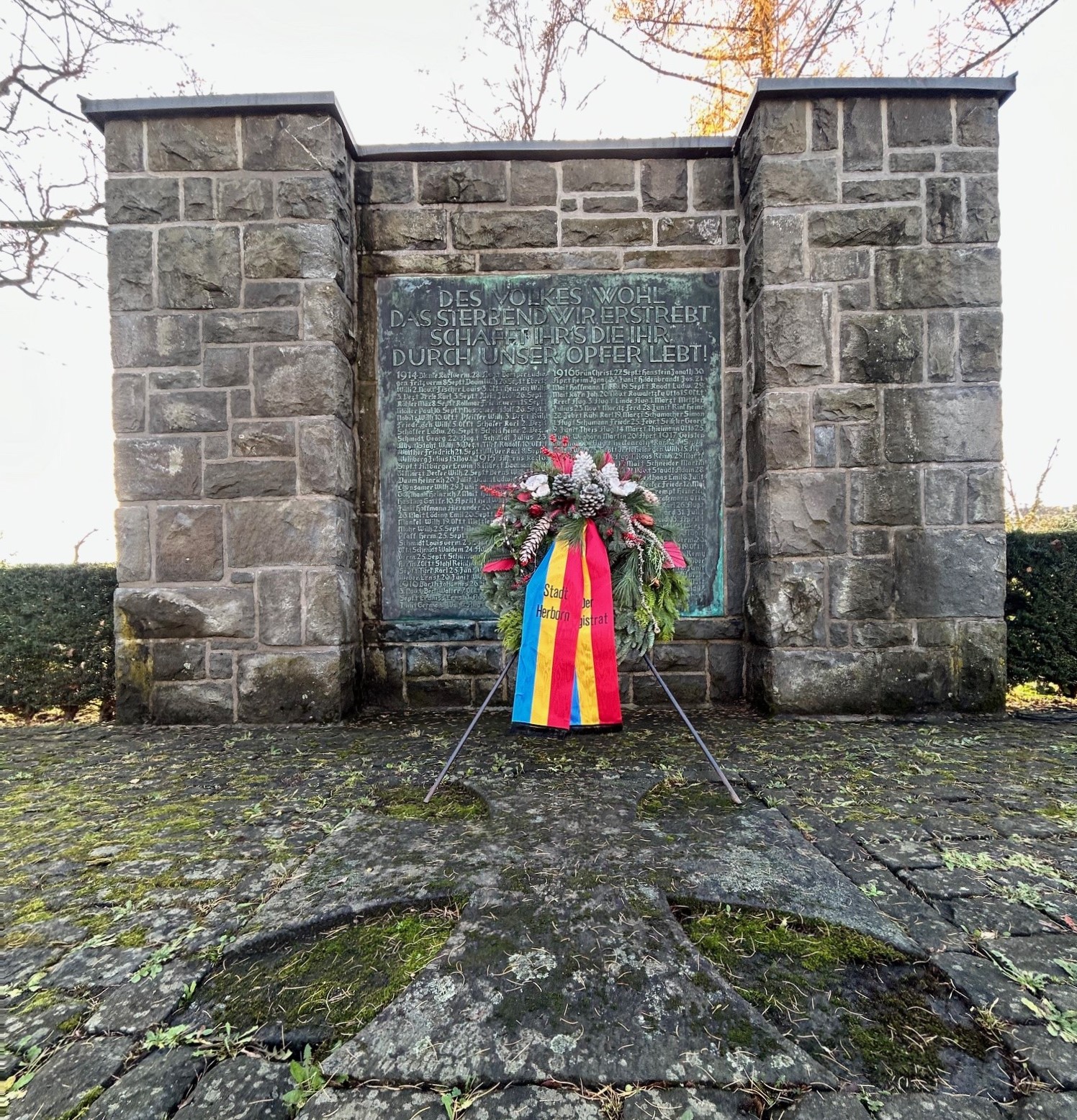 Beispielbild Kriegs-Mahnmal im Marienbader Park