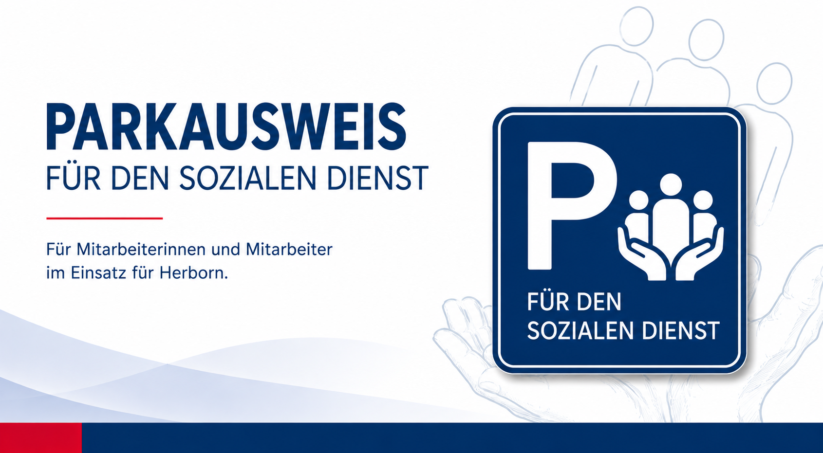 Parkausweis für den sozialen Dienst